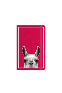 Llama A6 Notebook - Pink/Gray/White