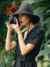 Load image into Gallery viewer, Meg Jute Straw Hat In Black
