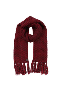Great Outdoors Womens/Ladies Kaena Knitted Fringe Scarf - Delhi Red