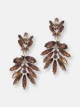 Load image into Gallery viewer, Gold Multi Crystal Mix Drop Earring