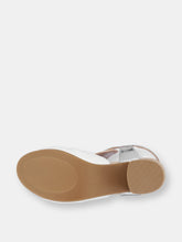 Load image into Gallery viewer, Kisha White Heeled Sandals