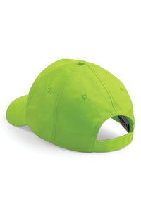 Beechfield Unisex Plain Original 5 Panel Baseball Cap (Pack of 2) (Lime Green)