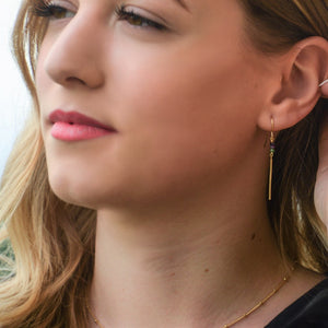 Mina Lapis earrings