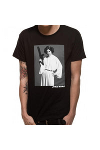 Star Wars Unisex Adults T-shirt With Classic Leia Portrait Design