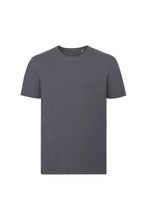 Load image into Gallery viewer, Russell Mens Authentic Pure Organic T-Shirt (Convoy Gray)