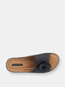 Tokyo Black Wedge Sandals