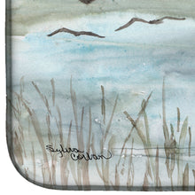 Load image into Gallery viewer, 14 in x 21 in Pelican Watercolor Dish Drying Mat