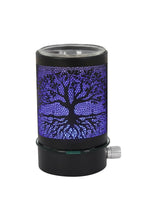 Load image into Gallery viewer, Something Different Tree Of Life Aroma Lamp (UK Plug) (Black) (One Size)