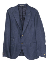 Load image into Gallery viewer, Eleventy Men&#39;s Blue Plaid Blazer Sport Coats &amp; - 42 US / 52 EU
