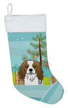 Load image into Gallery viewer, Christmas Tree and Cavalier Spaniel Christmas Stocking