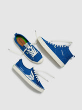 Load image into Gallery viewer, CATIBA Low Stripe Pantone Classic Blue Suede and Canvas Sneaker Men