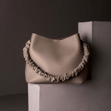Load image into Gallery viewer, Charlotte Taupe Medium Shoulder Bag