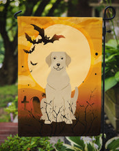 Load image into Gallery viewer, 11 x 15 1/2 in. Polyester Halloween Yellow Labrador Garden Flag 2-Sided 2-Ply