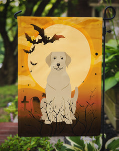 11 x 15 1/2 in. Polyester Halloween Yellow Labrador Garden Flag 2-Sided 2-Ply