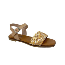 Load image into Gallery viewer, Aidos leather flat sandal