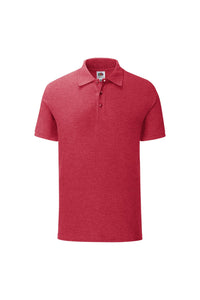 Mens Iconic Polo Shirt - Heather Red
