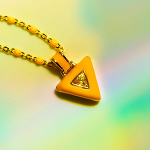 Yellow Aura Necklace