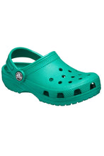 Load image into Gallery viewer, Crocs Childrens/Kids Classic Clogs (Deep Green)