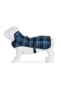 Regatta Arlo Waterproof Dog Coat (Navy Check) (L) (L)