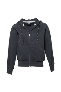 Tee Jays Womens/Ladies Full Zip Hooded Sweatshirt (Dark Grey)