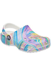 Crocs Childrens/Kids Classic Out Of This World II Swirl Clogs (Multicolored)