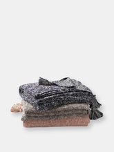 Load image into Gallery viewer, 100% Organic Cotton Moss Knit Throw Blanket