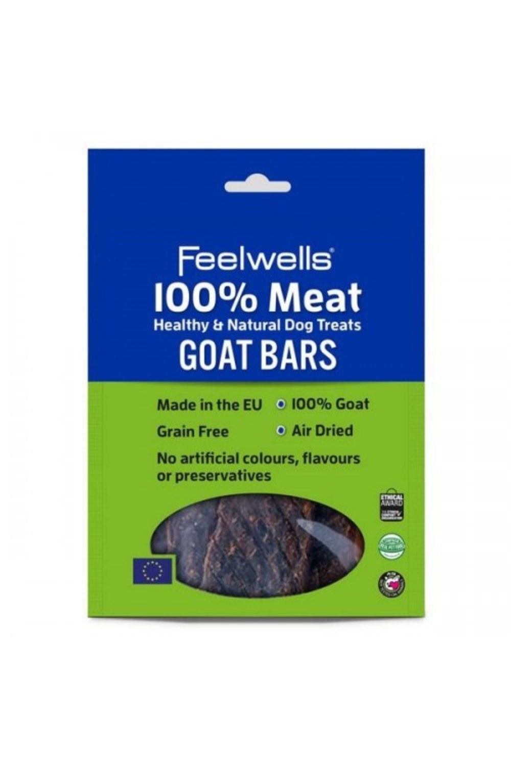Feelwells 100% Meat Bars For Dogs (Pack Of 5) (Goat) (One Size)