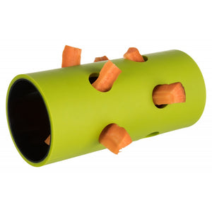 Trixie Roll Plastic Small Pet Treat Toy (Green) (One Size)
