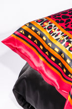 Load image into Gallery viewer, Red Leopard 100% Silk Pillow Case