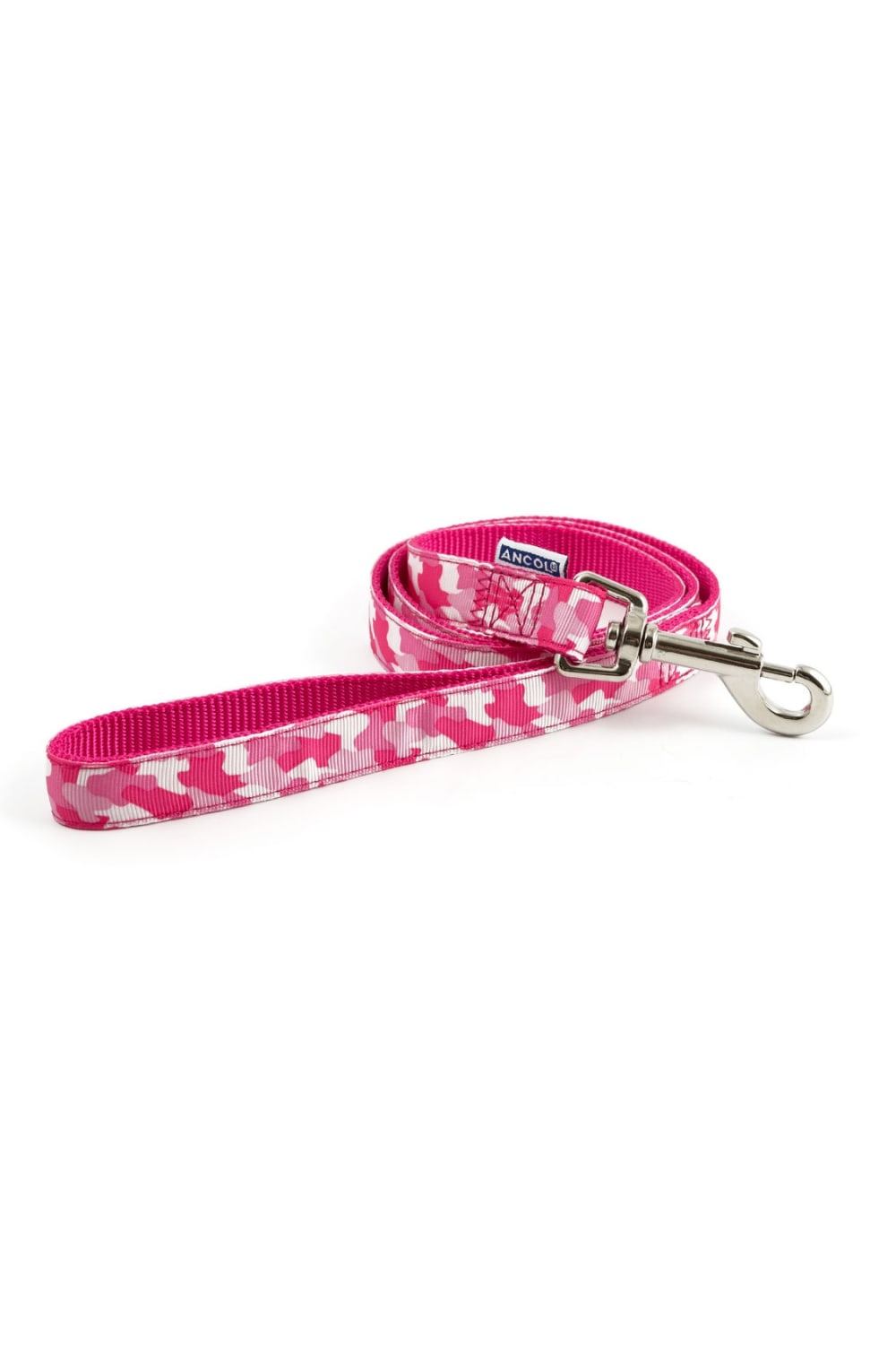 Ancol Nylon Camouflage Dog Leash (Pink) (One Size)
