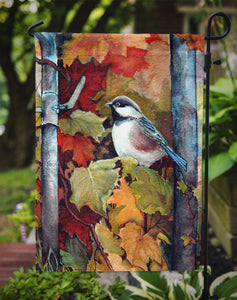 11 x 15 1/2 in. Polyester Fence Sitter Chickadee Garden Flag 2-Sided 2-Ply