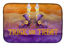 Load image into Gallery viewer, 14 in x 21 in Halloween Trick Witches Feet Dish Drying Mat