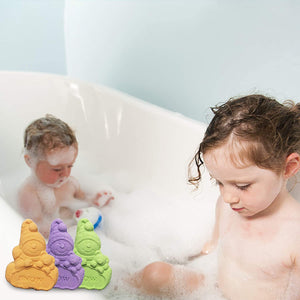 Moisturizing Bath Bombs Gift Set. 8 Natural Snowmen Bubble Bath Bombs For Kids & Adults.