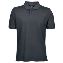 Load image into Gallery viewer, Tee Jays Mens Heavy Pique Short Sleeve Polo Shirt (Dark Grey)
