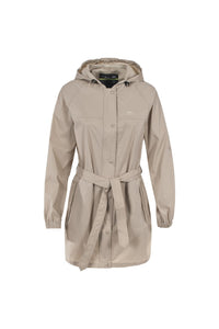 Trespass Womens/Ladies Compac Mac Waterproof Packaway Jacket/Coat (Fawn)