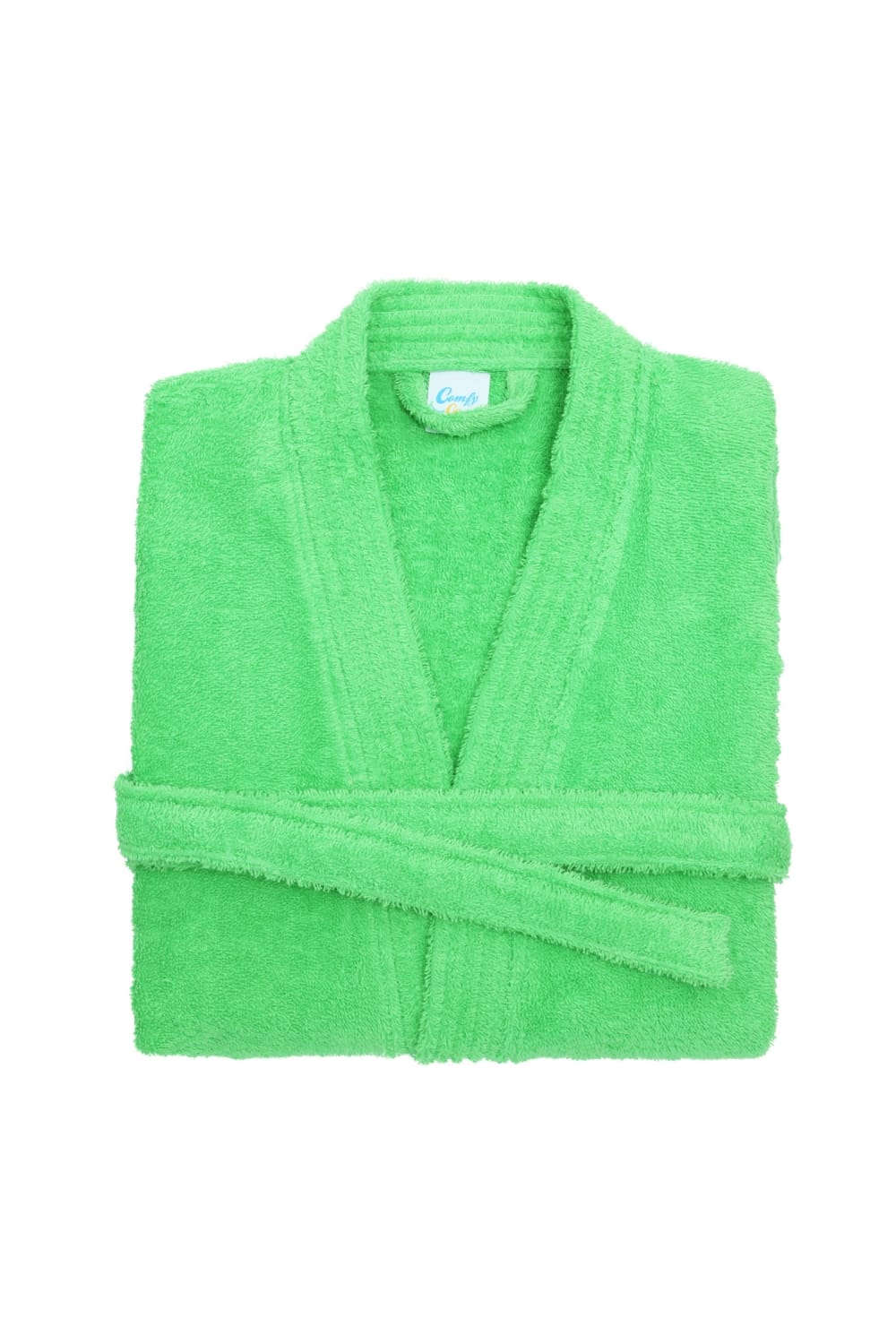 Comfy Unisex Co Bath Robe / Loungewear (Lime Green) (L/XL (Length 51inch))
