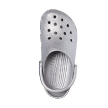 Load image into Gallery viewer, Womens/Ladies Sugar Glitter Clogs - Silver