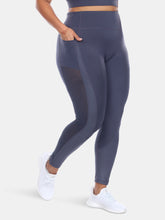 Load image into Gallery viewer, Plus Size High-Waist Mesh Fitness Leggings