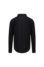 Load image into Gallery viewer, So Denim Mens Oscar Knitted Long Sleeve Shirt - Black