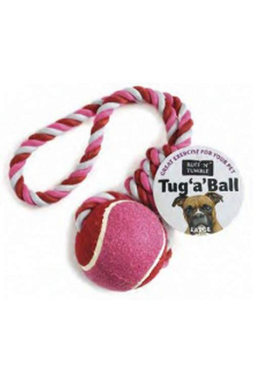 Ruff N Tumble Tug A Ball Dog Toy (May Vary) (Medium)
