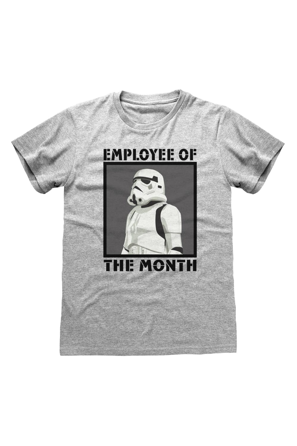 Star Wars Mens Employee Of The Month Stormtrooper Heather T-Shirt (Heather Grey)