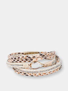 Arabella Wrap Leather Bracelet