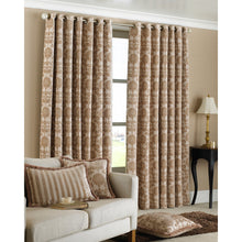 Load image into Gallery viewer, Riva Home Hanover Ringtop Curtains (Beige) (66 x 72 inch)
