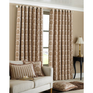 Riva Home Hanover Ringtop Curtains (Beige) (66 x 72 inch)