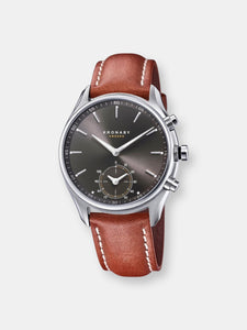 Kronaby Sekel S0719-1 Brown Leather Automatic Self Wind Smart Watch