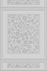 Eco-Friendly Arts And Crafts Faux Panel Wallpaper