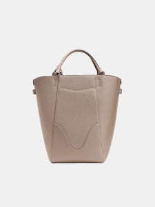 Marina Bucket Latte Matte | Tan bucket bag