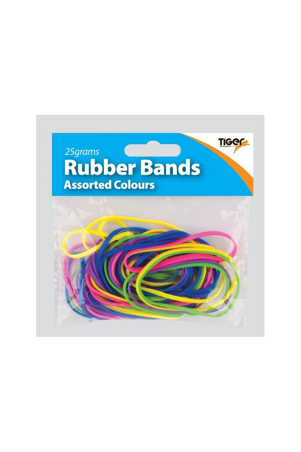 Tiger Rubber Bands (Multicolored) (One Size)