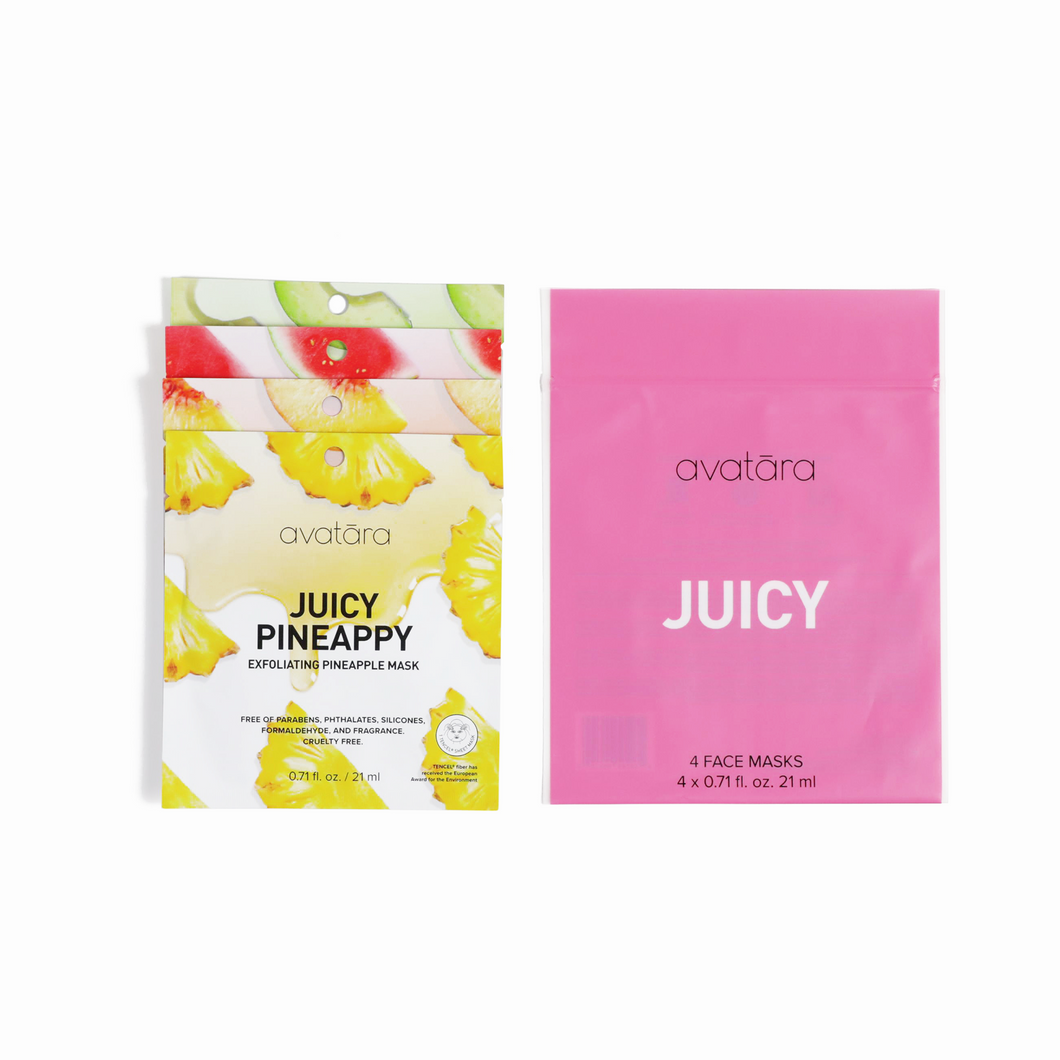 Juicy Face Mask Collection 4 Pack
