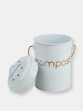Load image into Gallery viewer, Grove Compact Countertop Compost Bin, White